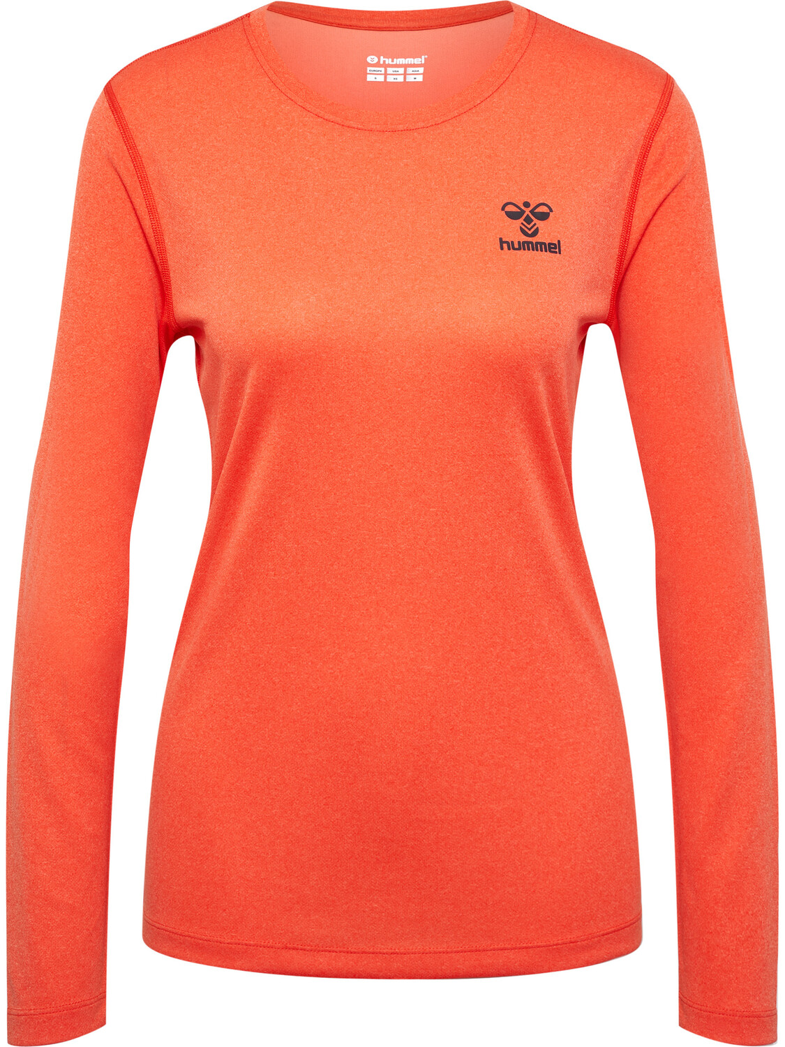 

Футболка Hummel L/S Woman, цвет SPICY ORANGE MELANGE