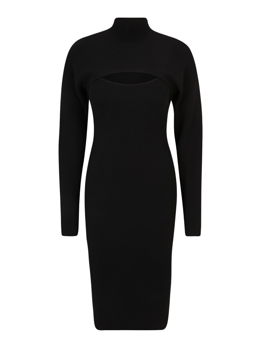 

Вязаное платье Banana Republic Tall Knitted dress, черный