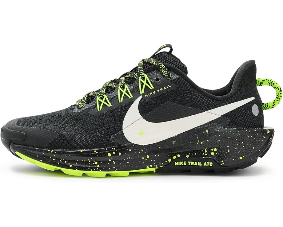 Детские кроссовки Nike Pegasus Trail 5 (Little Kid/Big Kid) Nike Kids, Black/Phantom/Volt Ice — фото 4