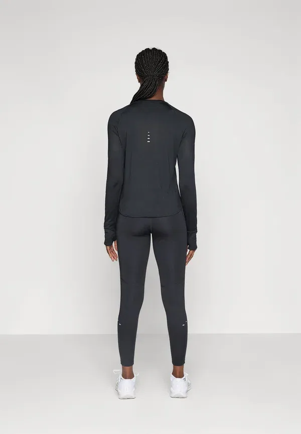 Тайтсы для бега Nike Performance, чёрный/отражающий серебристый/белый — фото 3