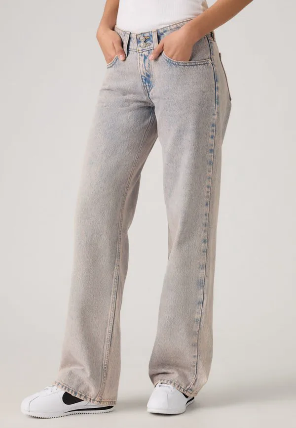 Женские джинсы Levi's Superlow Loose, розово-голубой