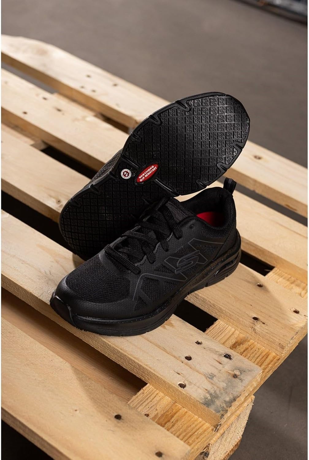 Мужские кроссовки Skechers Arch Fit Sr - Axtell, черный — фото 2