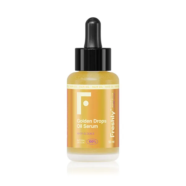 

100% натуральное масло для волос Serum Golden Drops Oil Freshly Cosmetics