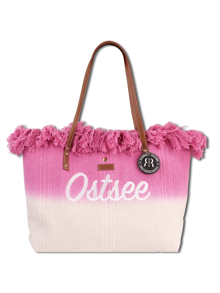 

Наплечная сумка Robin Ruth Schultertasche rosa, natur ca. 48cm