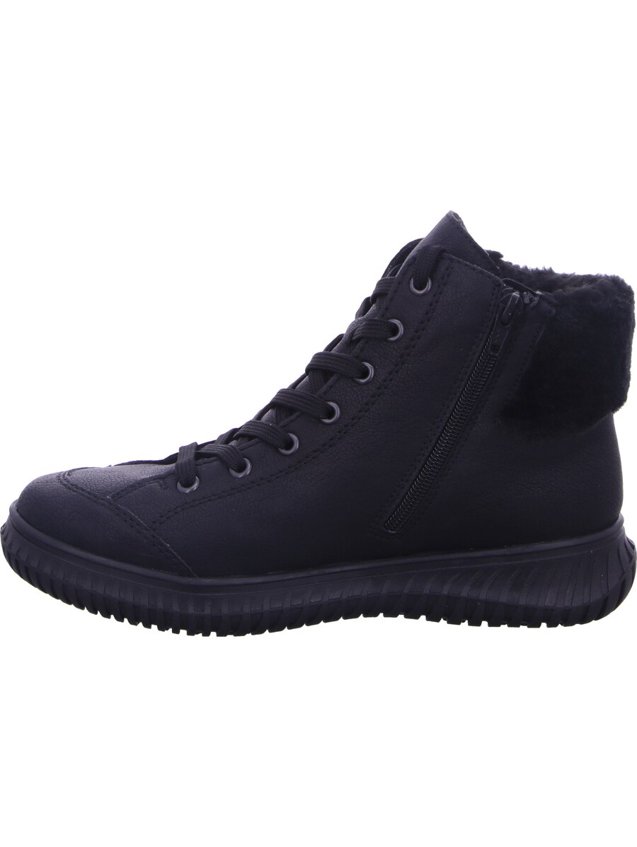 Ботильоны на шнуровке Rieker Lace-Up Ankle Boots, черный — фото 4