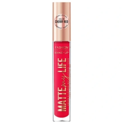 

Матовый блеск для губ My Life № 06 Вишнево-красный Raphael Cosmetic