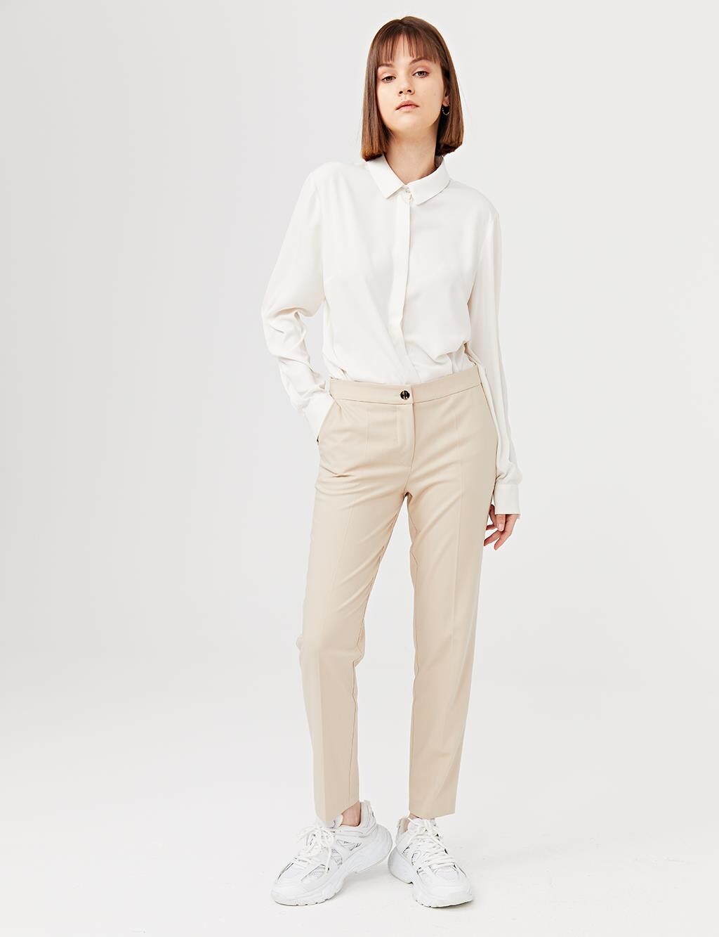 

Брюки Basic Tight Кремовый Kayra
