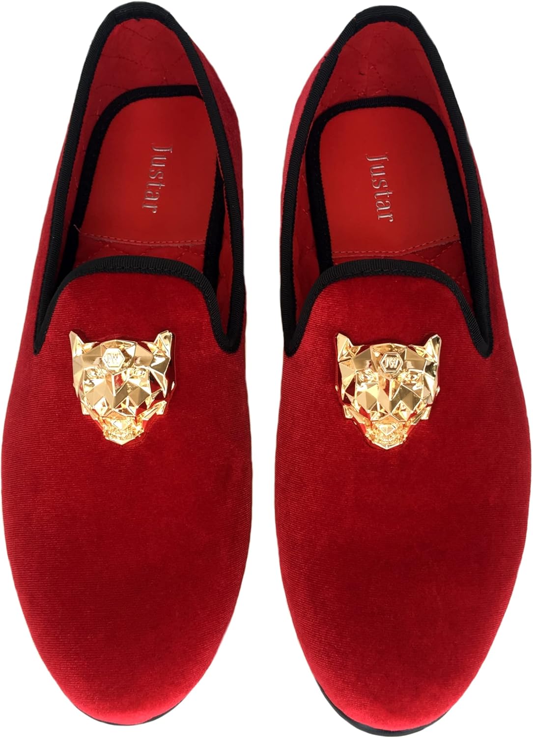 

Мужские бархатные слипоны Justar с золотой пряжкой, праздничные туфли для свадьбы и вечеринок