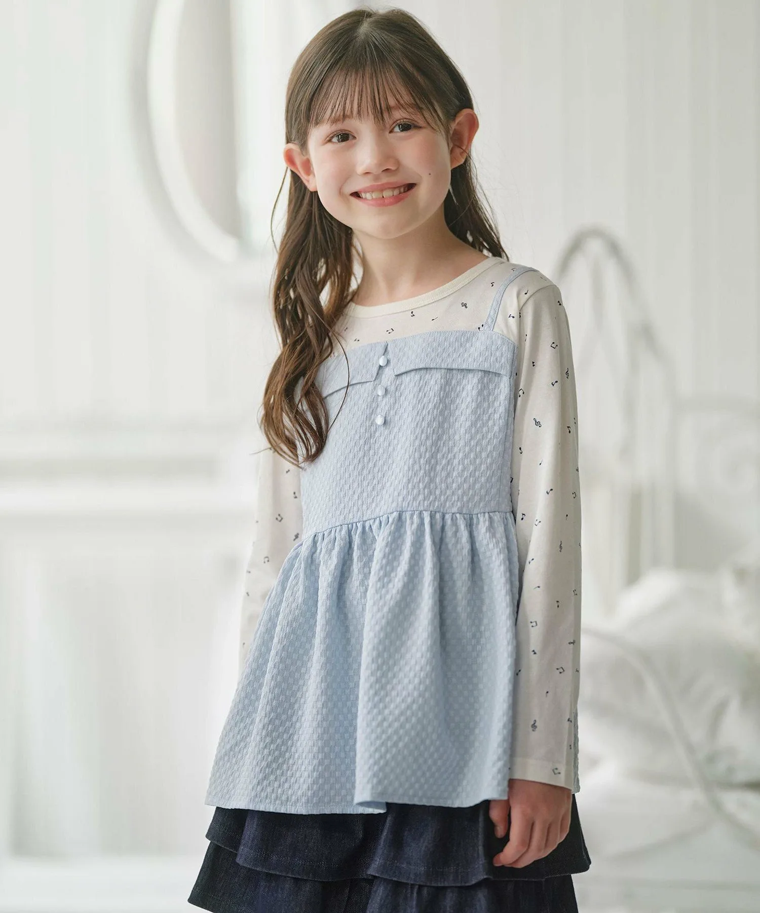 [110-140 см] Топ-бюстье Melody Kids Suite, Sax Blue [073]