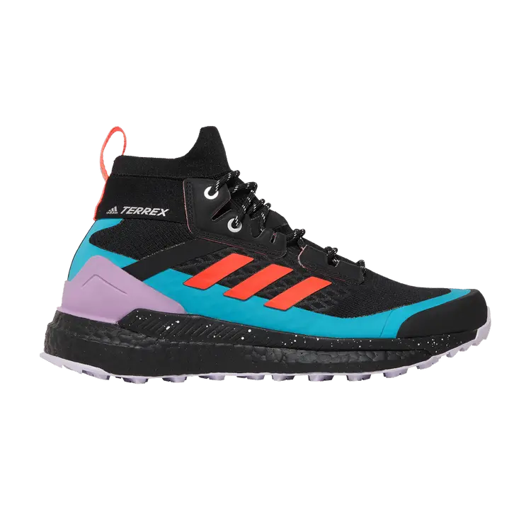 Ботинки adidas Wmns Terrex Free Hiker 'Black Purple Tint', черный