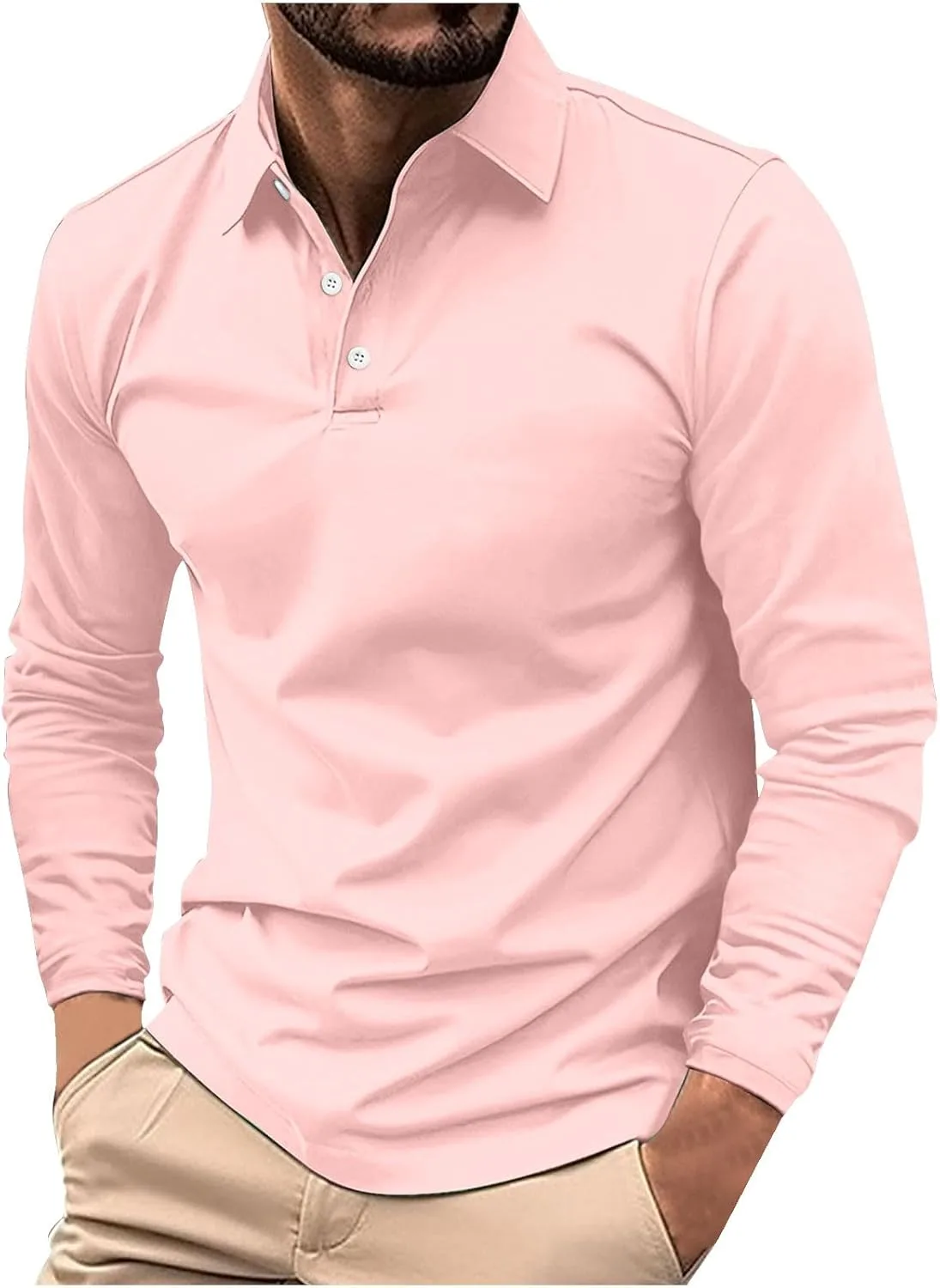 

Длинный поло для мужчин, Casual, Regular Fit Xiaojmake