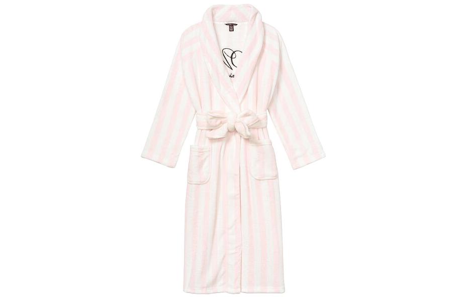 

Женский банный халат Victoria's Secret, Pink White Stripes