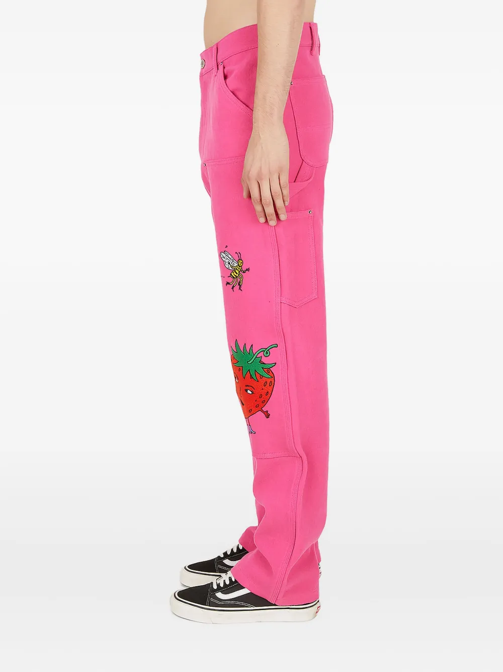 

Хлопковые брюки SKY HIGH FARM, розовый