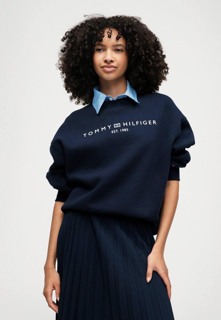 Юбка Tommy Hilfiger FLUID PLEATED PULL ON MIDI SKIRT, Dark Night Navy/Dark Blue — фото 4