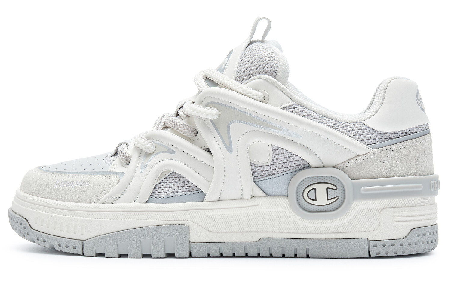 

Кроссовки Champion Skateboarding Shoes Men Low-top White/Gray, белый/серый