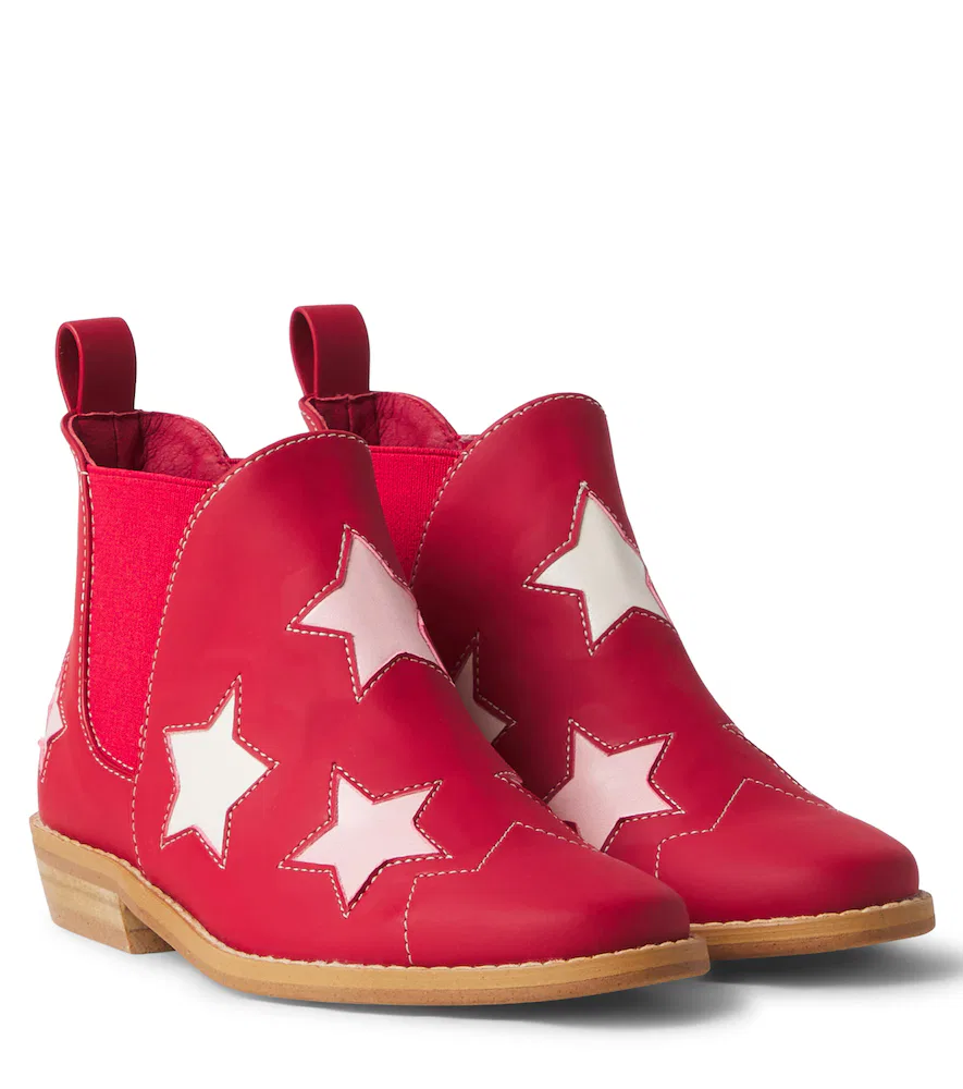 Ботинки с аппликациями Stella McCartney Kids, красный