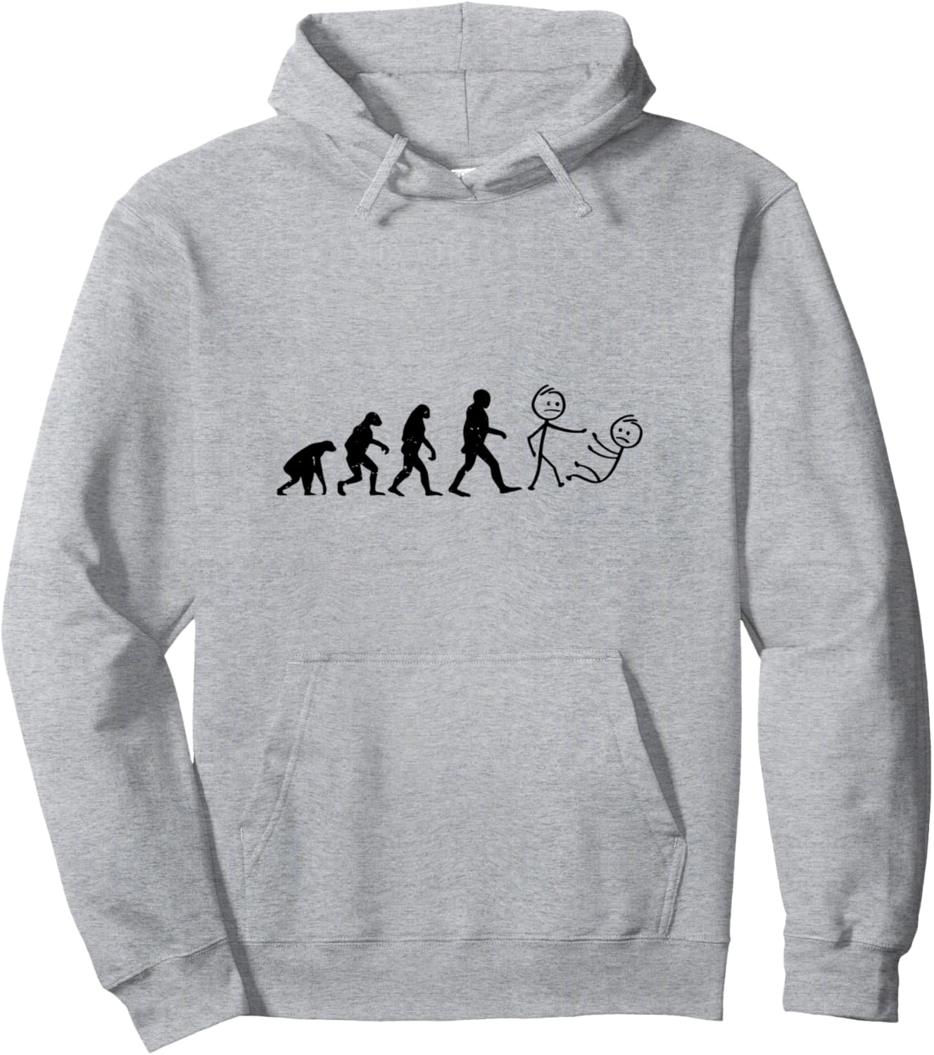 

Забавная толстовка с изображением человечка из палочек, посвященная эволюции дзюдо Funny Judo Fighter, серый