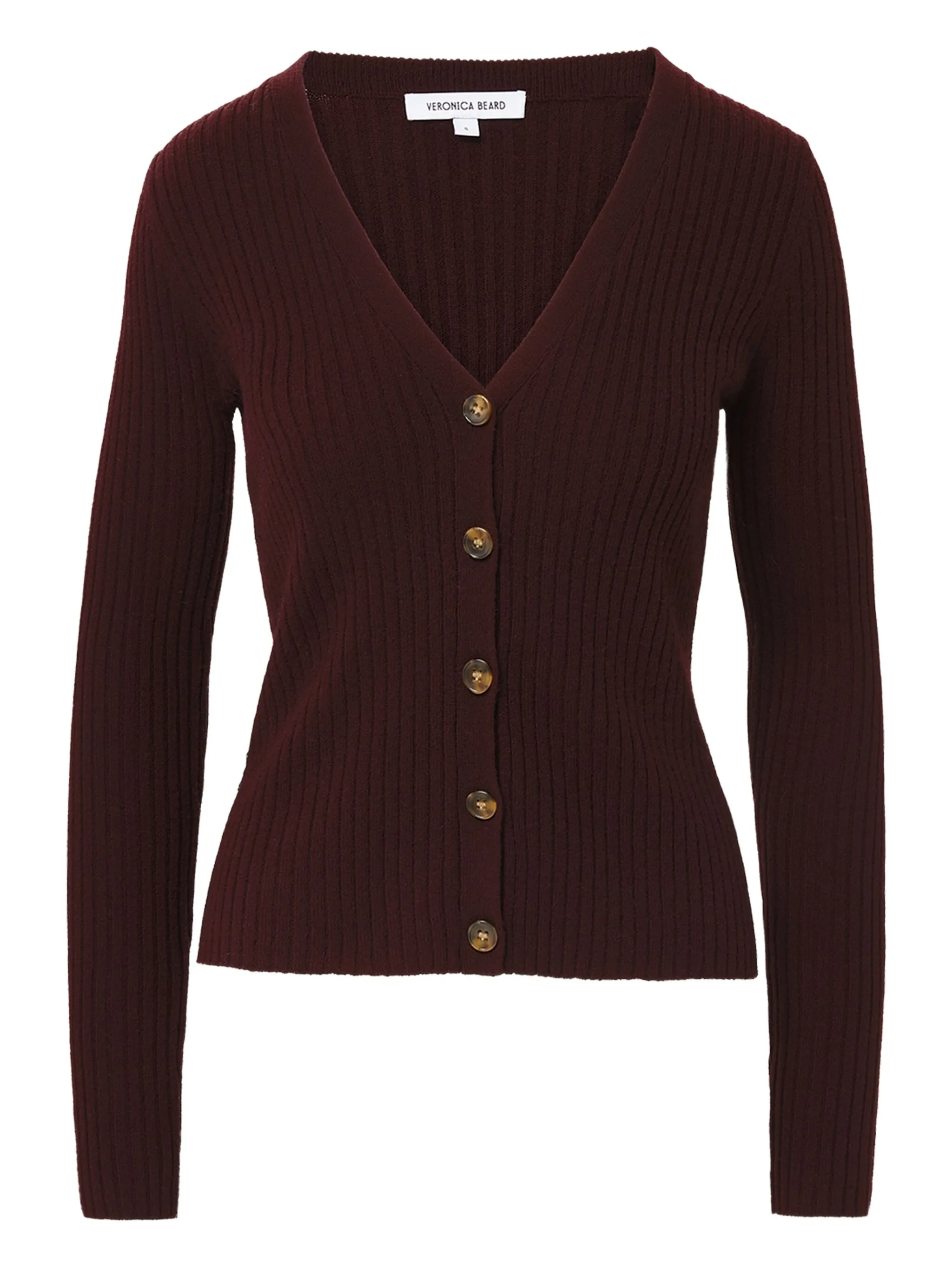 

Кашемировый кардиган Тельмы Veronica Beard, красный
