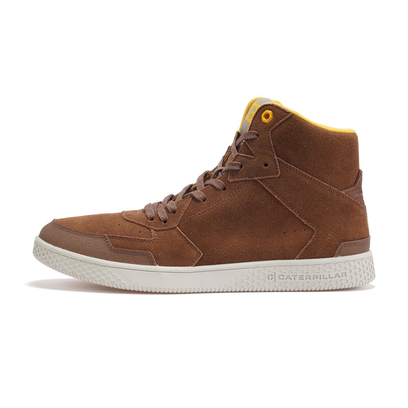 

Кроссовки CAT Skateboarding Shoes Unisex High-top Brown, коричневый