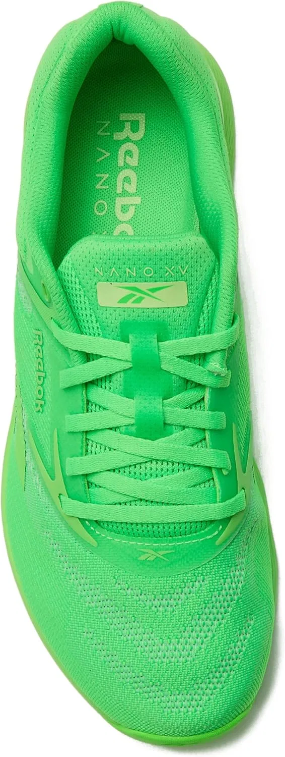 Мужские кроссовки Reebok Nano X5 для кросс-тренинга и легкого бега, Solar Lime — фото 4