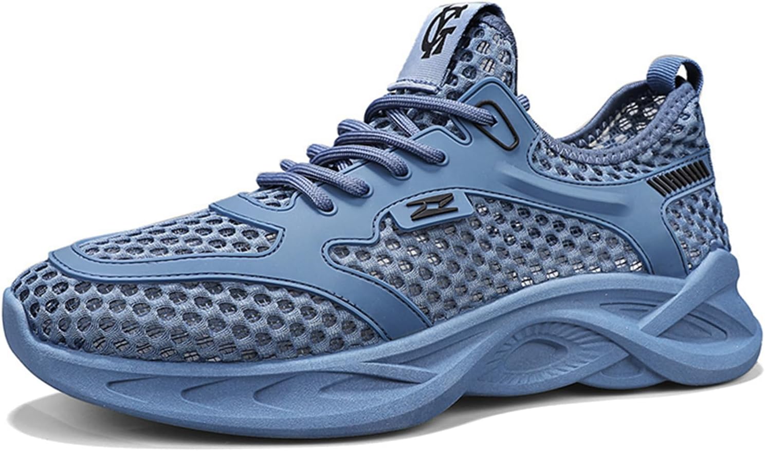 

Мужские кроссовки Abborora для ходьбы с противоскользящей подошвой, легкие и дышащие, с сеткой, для бега и быстрой сушки, водонепроницаемые, синий