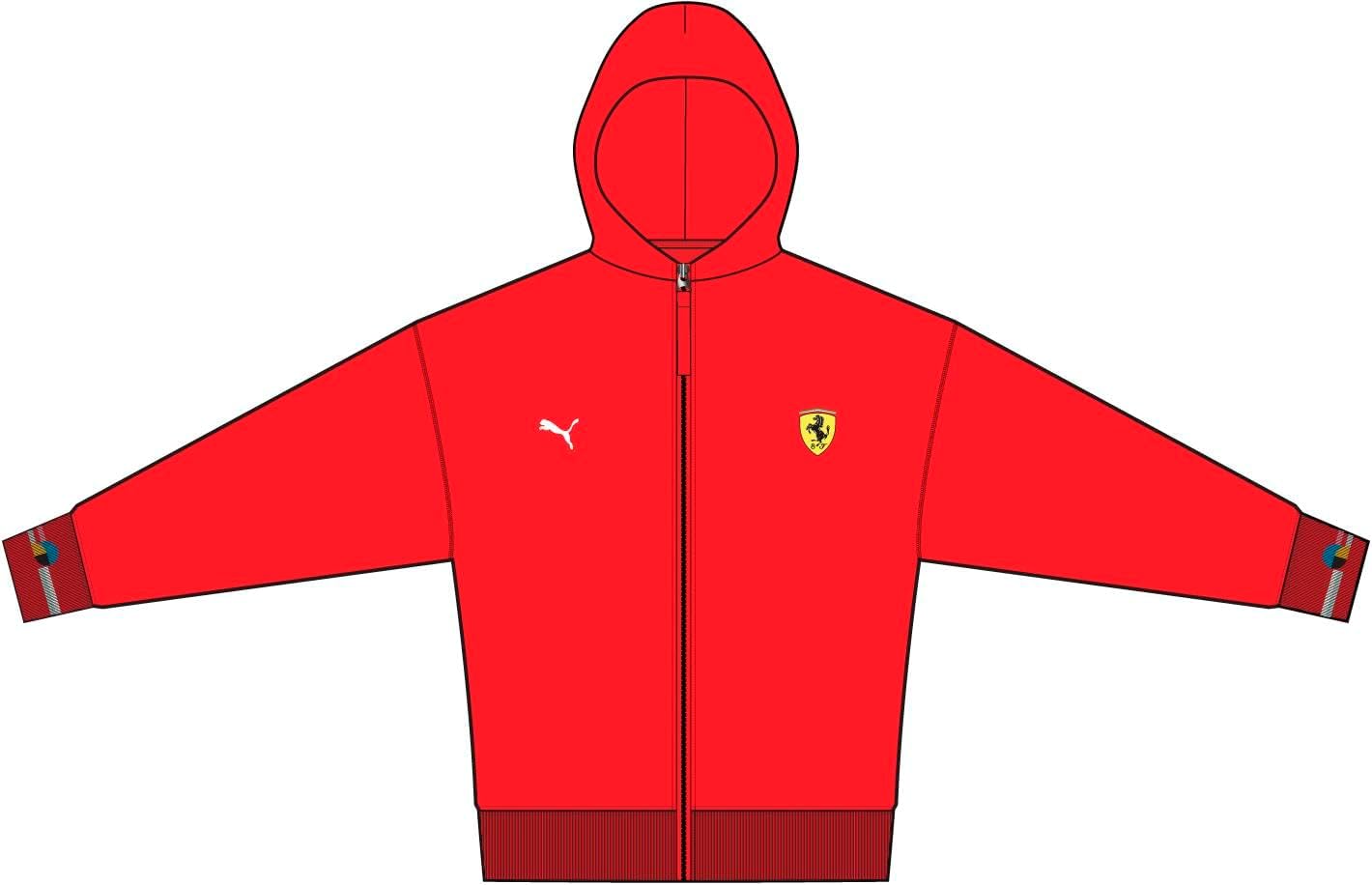 

Мужская толстовка PUMA Motorsport MOTOR с капюшоном и куртка FERRARI RACE 630182, красный