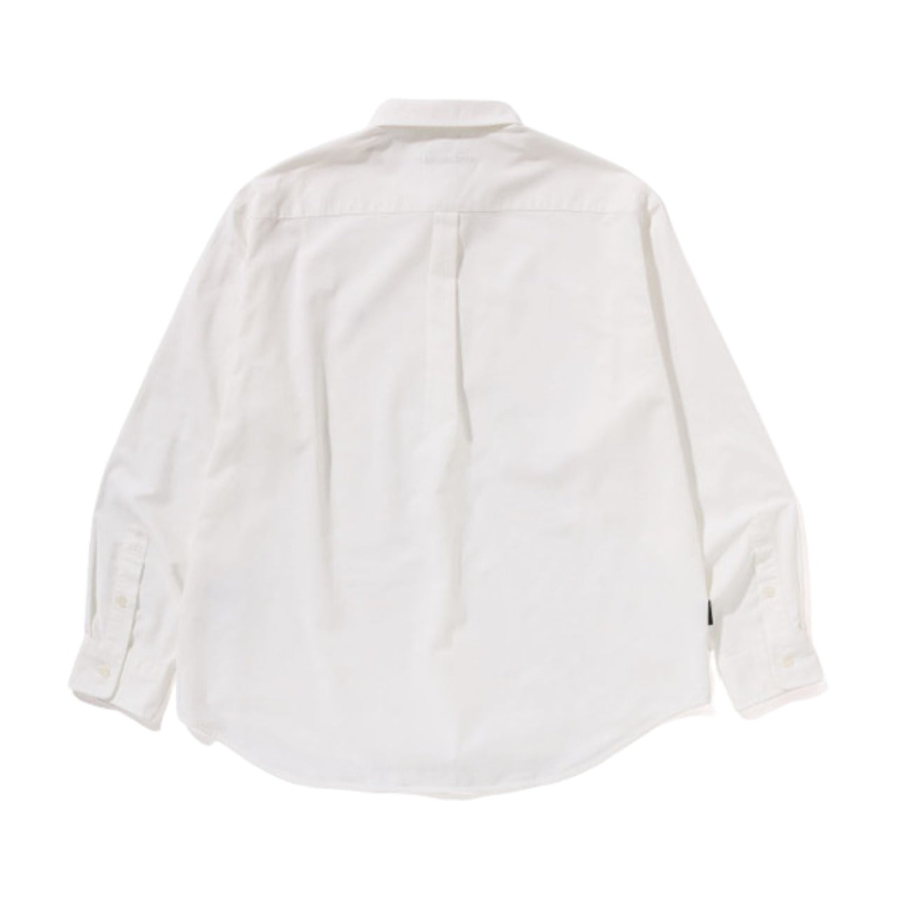 Футболка с длинными рукавами A Bathing Ape One Point Oxford LS Shirt 'White' — фото 2