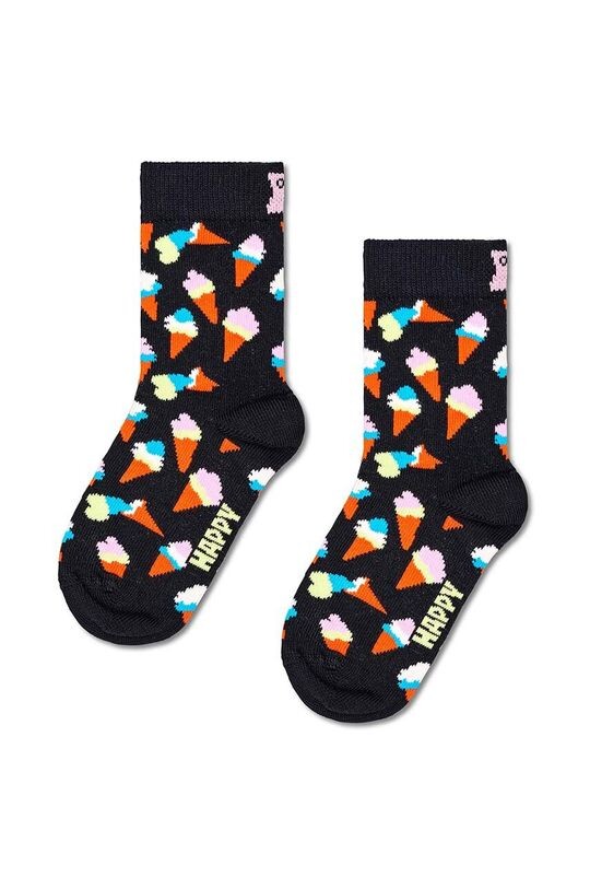 

Детские носки с мороженым Happy Socks, черный