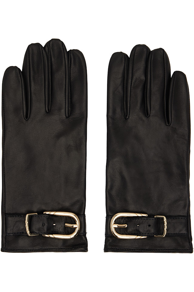 

Перчатки с пряжками Ernest W. Baker, Black Leather