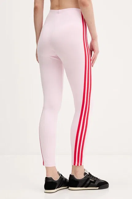 Леггинсы из эластичной ткани Adidas, розовый — фото 3