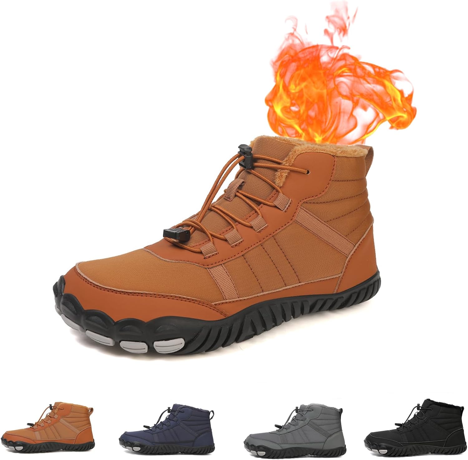 

Водонепроницаемые зимние туфли Giltpeak, удобные ботинки Pro, противоскользящие и водонепроницаемые зимние, для мужчин и женщин, 8820 Brown