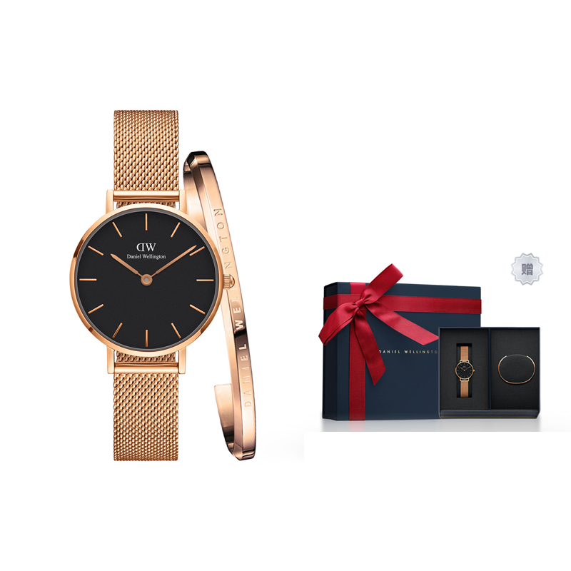 

DW/DanielWellington Часы Daniel Wellington PETITE Collection Wrist Watch Quartz Movement Black Dial Women's Watch