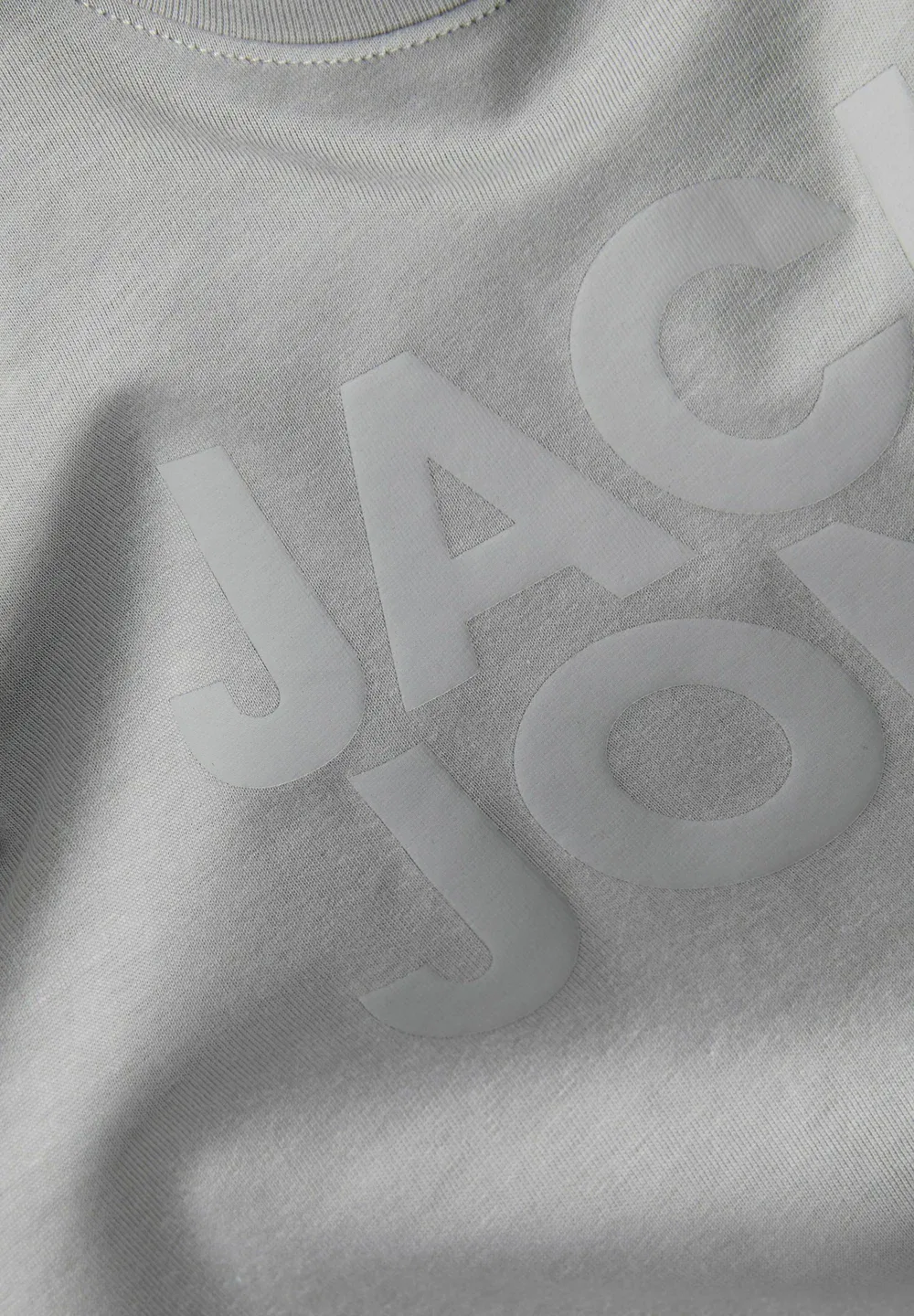 Футболка с логотипом Jjecorp, короткий крой, круглый вырез, noos jnr - футболка с принтом Jack & Jones Junior, Ultimate Grey — фото 4