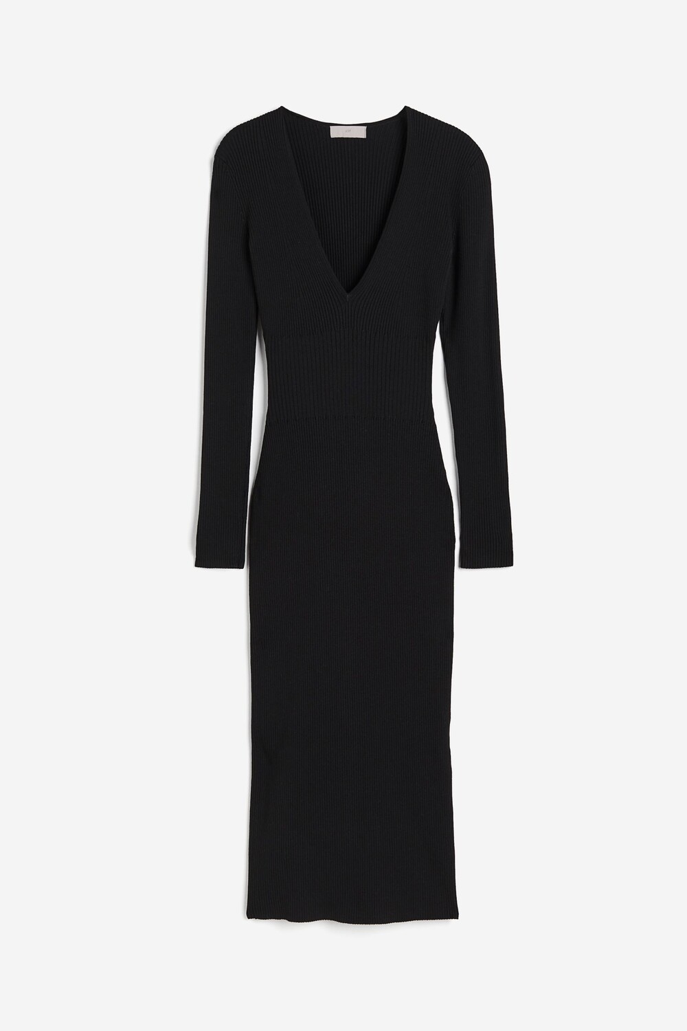 

Платье H&M Rib-knit Bodycon, черный