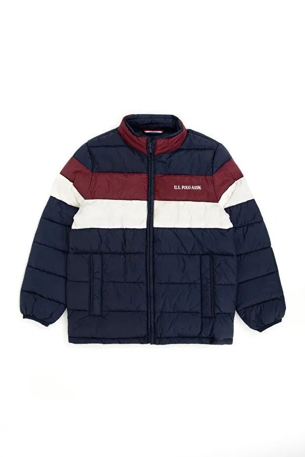 Детское пальто для мальчиков с длинным рукавом U.S. Polo Assn., Темно-Синий