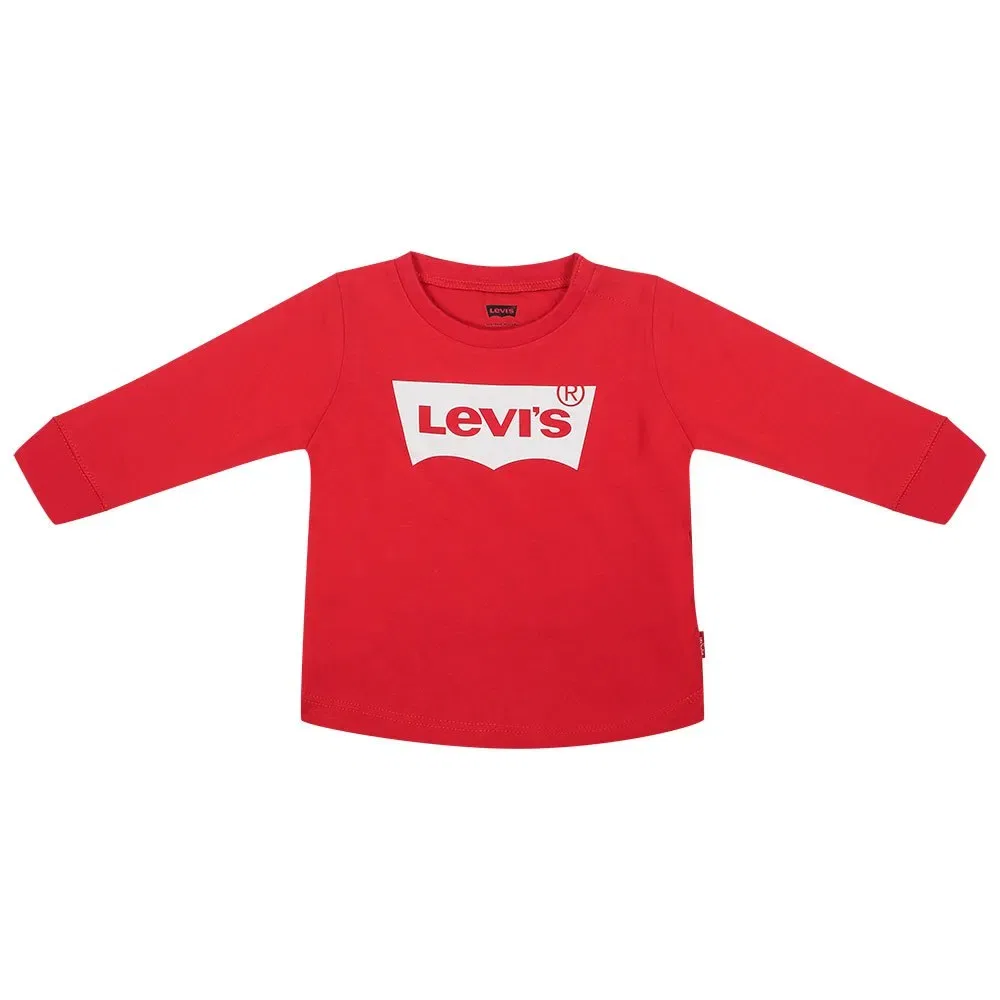 Детская футболка с длинным рукавом Batwing Levi's, Красная