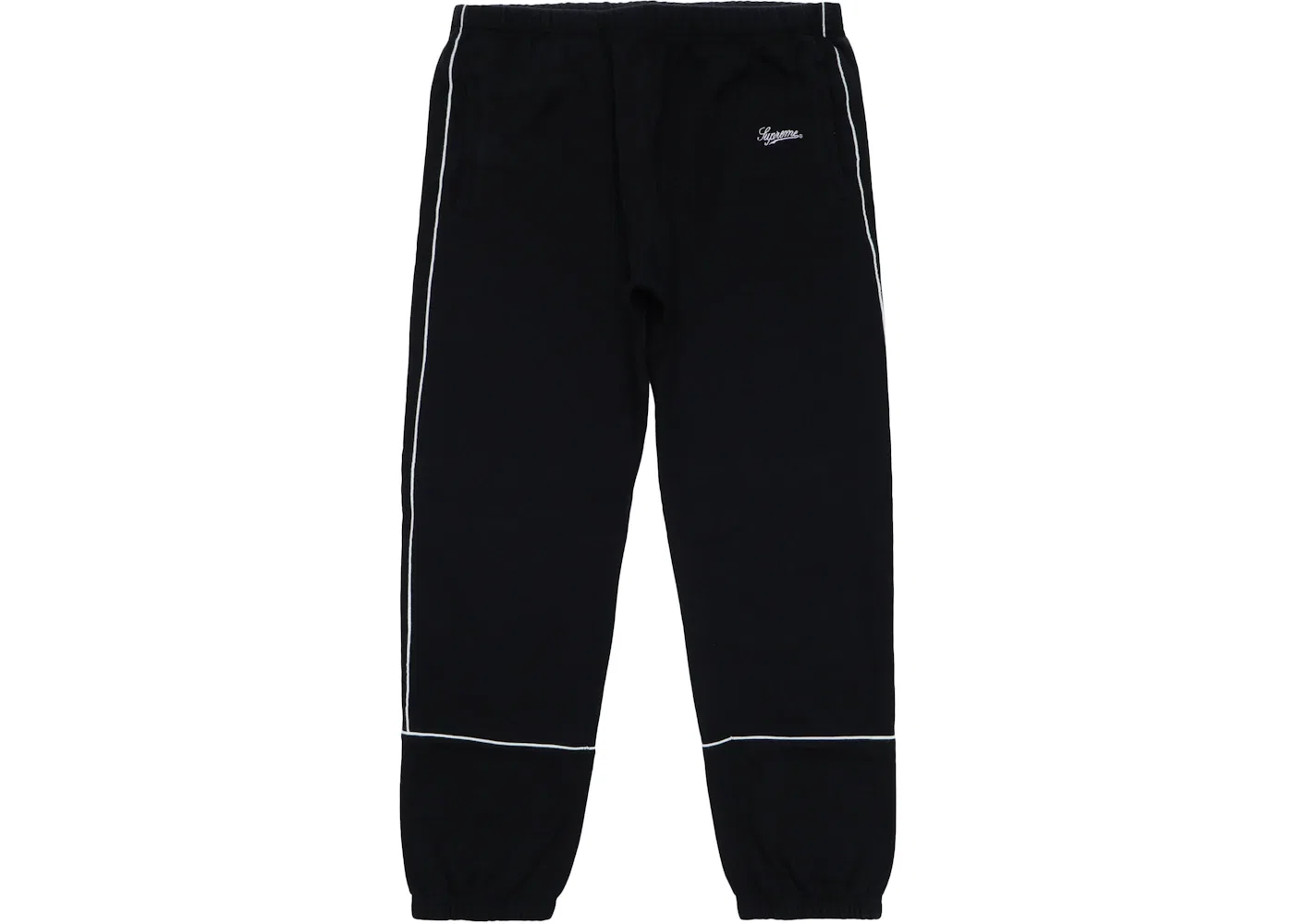 Мужские спортивные штаны с лампасами Supreme Sweatpant, Black