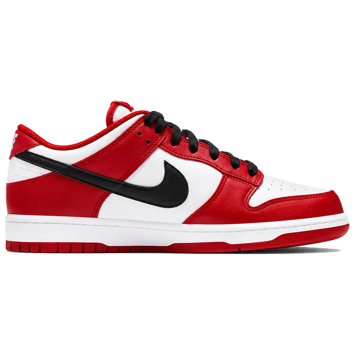 Детские кроссовки для скейтбординга кожаные Nike, Red Chicago — фото 4