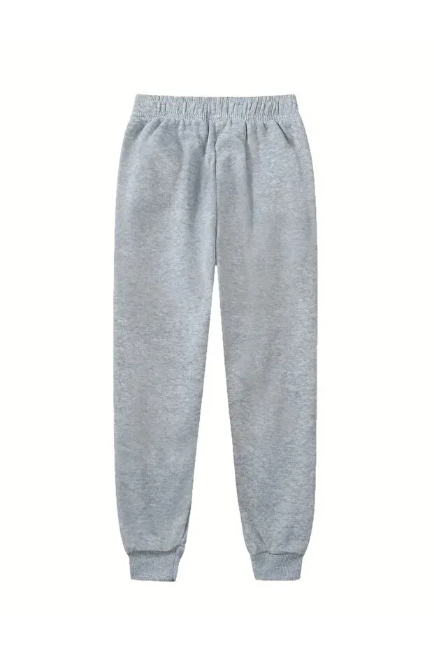 Детский комплект спортивных штанов с принтом Daxis Sportwear Company, Black-Gray-Violet — фото 3