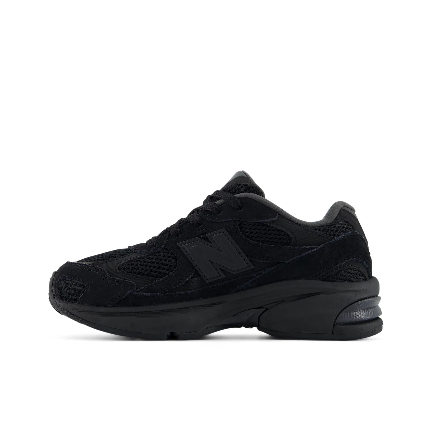Детские кроссовки с шнуровкой 2010 Lace New Balance, Black — фото 3