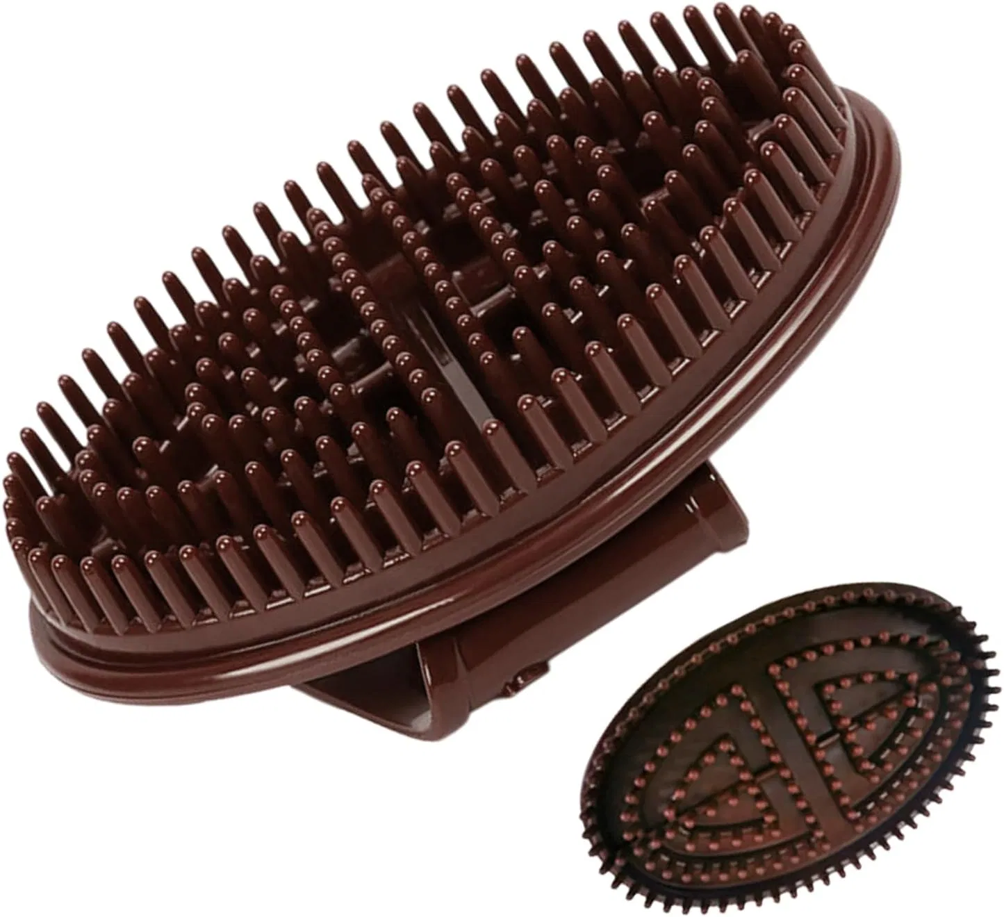 Массажная щетка для тела, Premium Wood Silicone, 82 г, мультиколор Generisch
