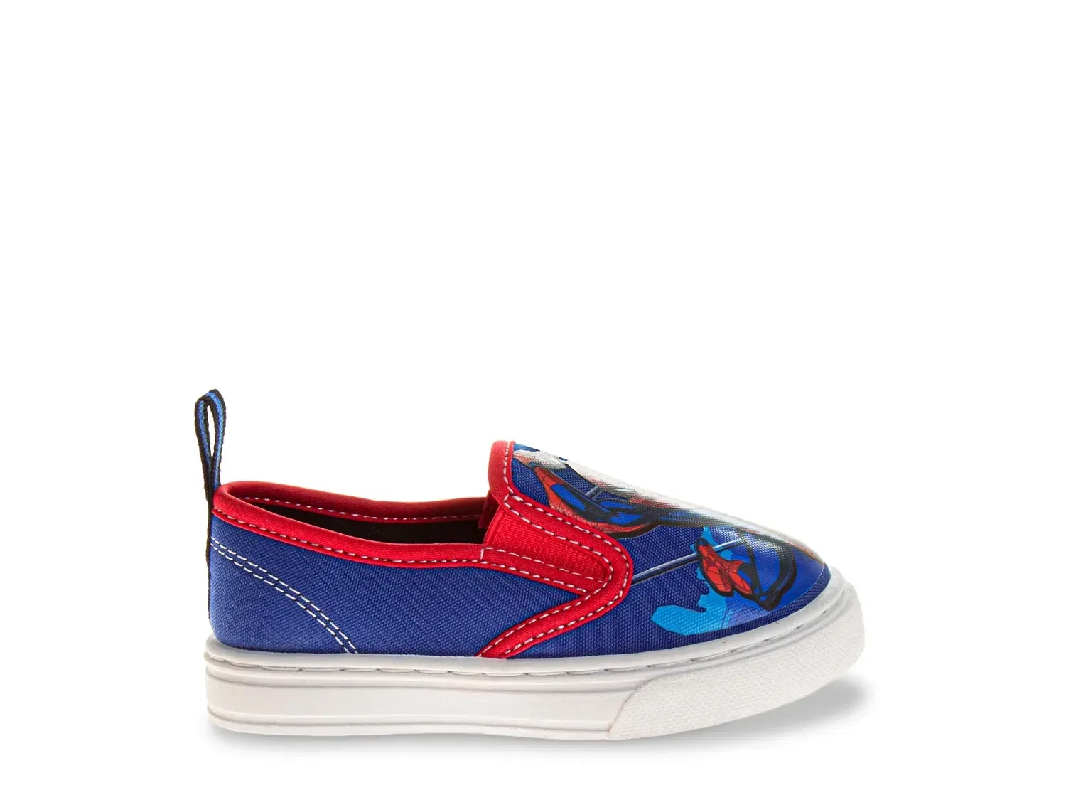 Кроссовки slip-on с принтом Spider-Man, синие, Spiderman — фото 2