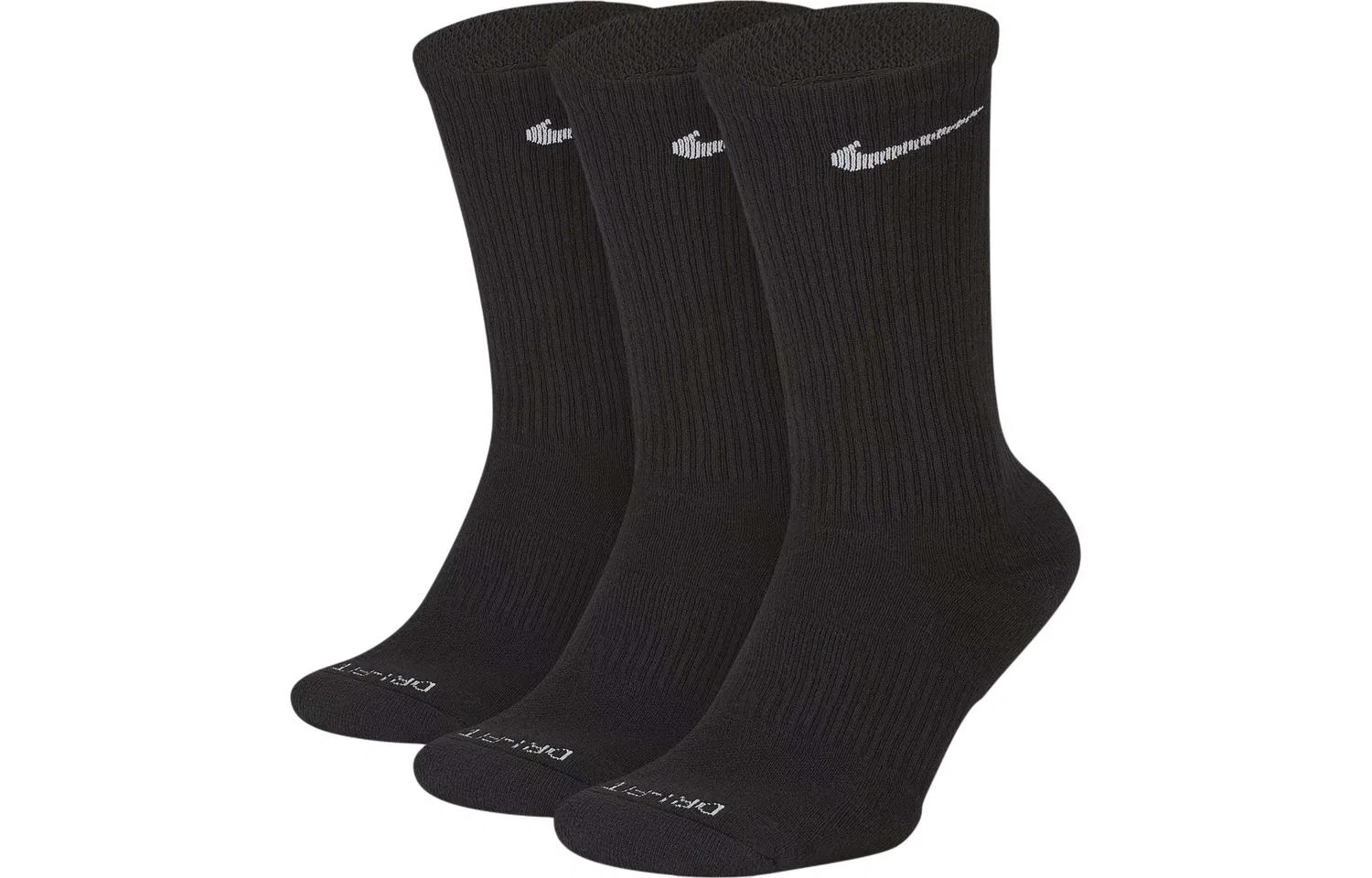 Мужские носки с усиленной подошвой, комплект из 6 пар, Nike, Black — фото 4