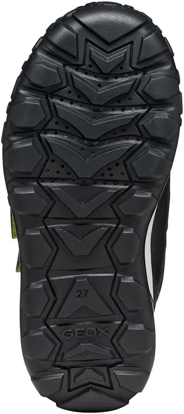 Детские ботинки для мальчиков с высоким берцем Geox, Navy Lime — фото 4