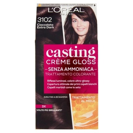 

Краска-краска L'Oreal Casting Creme Gloss 3102 Холодный темно-коричневый