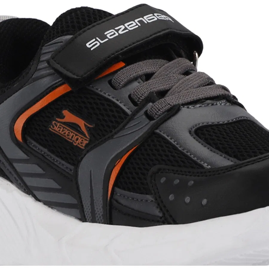 Детские кроссовки с липучками Kendall Slazenger, Черно-белый — фото 4