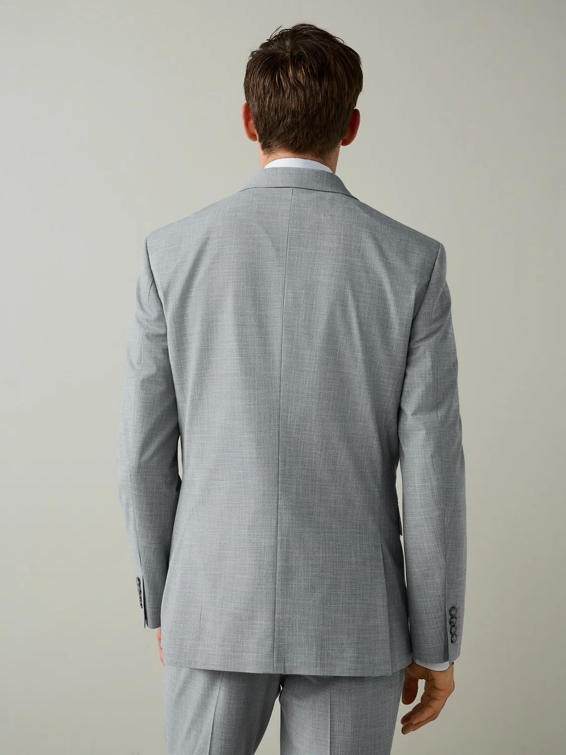 Пиджак Slim Fit Motionflex Next, светло-серый — фото 3