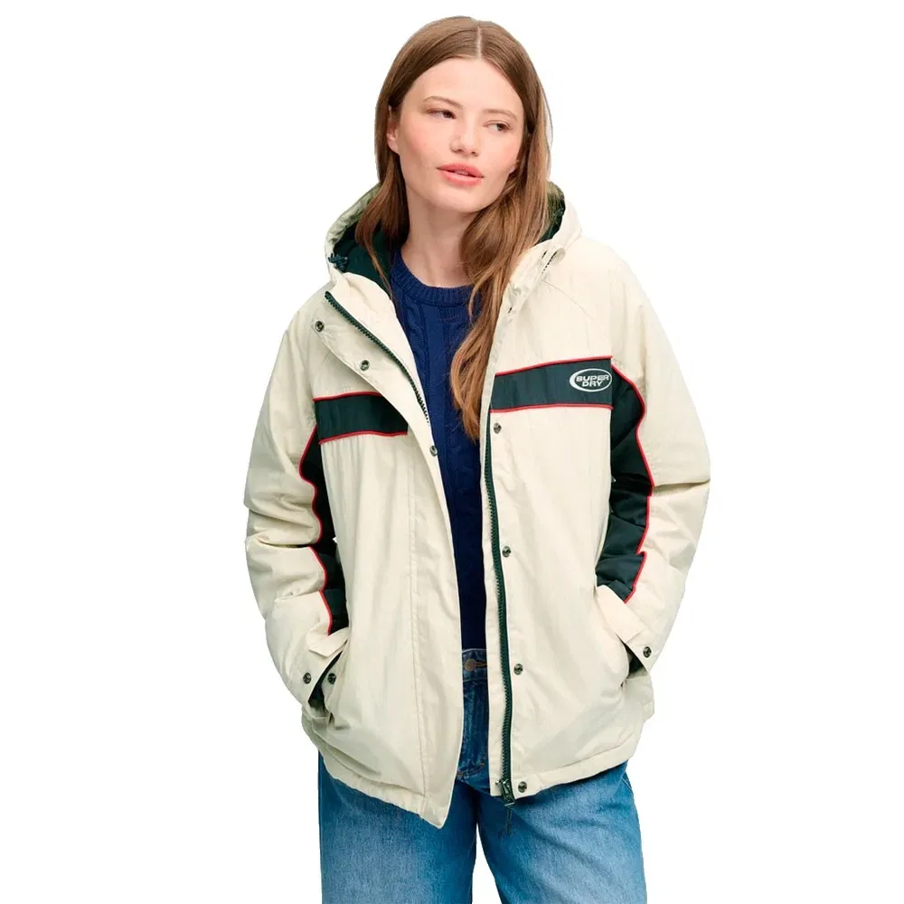 Женская ветровка с капюшоном Vintage Hooded Wind jacket Superdry, White