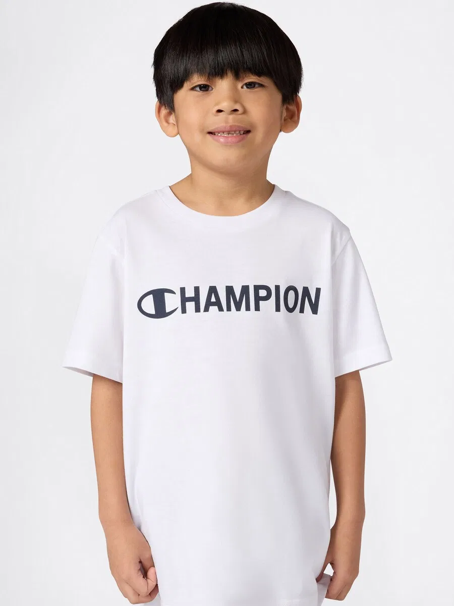 Футболка белого цвета Champion — фото 2