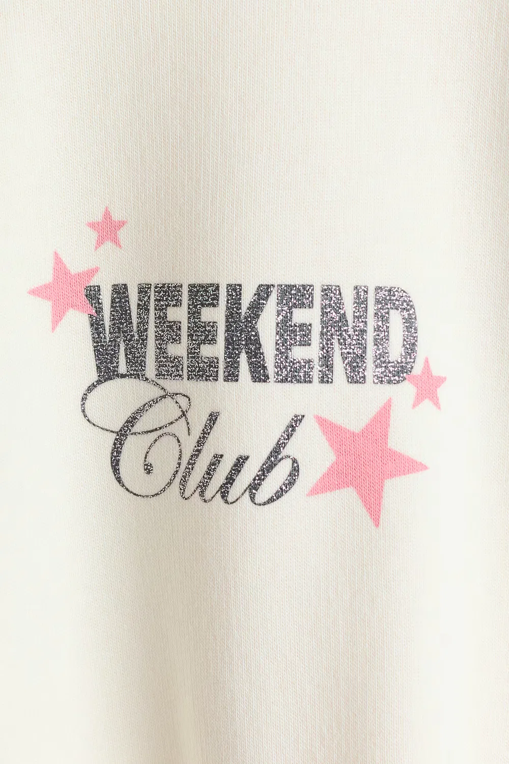 Толстовка с рисунком H&M, Cremefarben/Weekend Club — фото 3